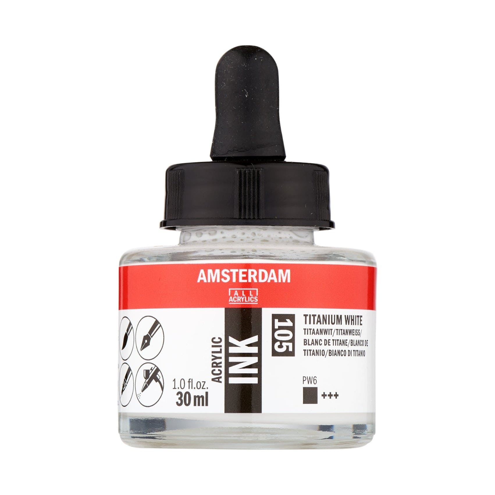 Amsterdam Acrylic Ink - Oxide Black, 30ml