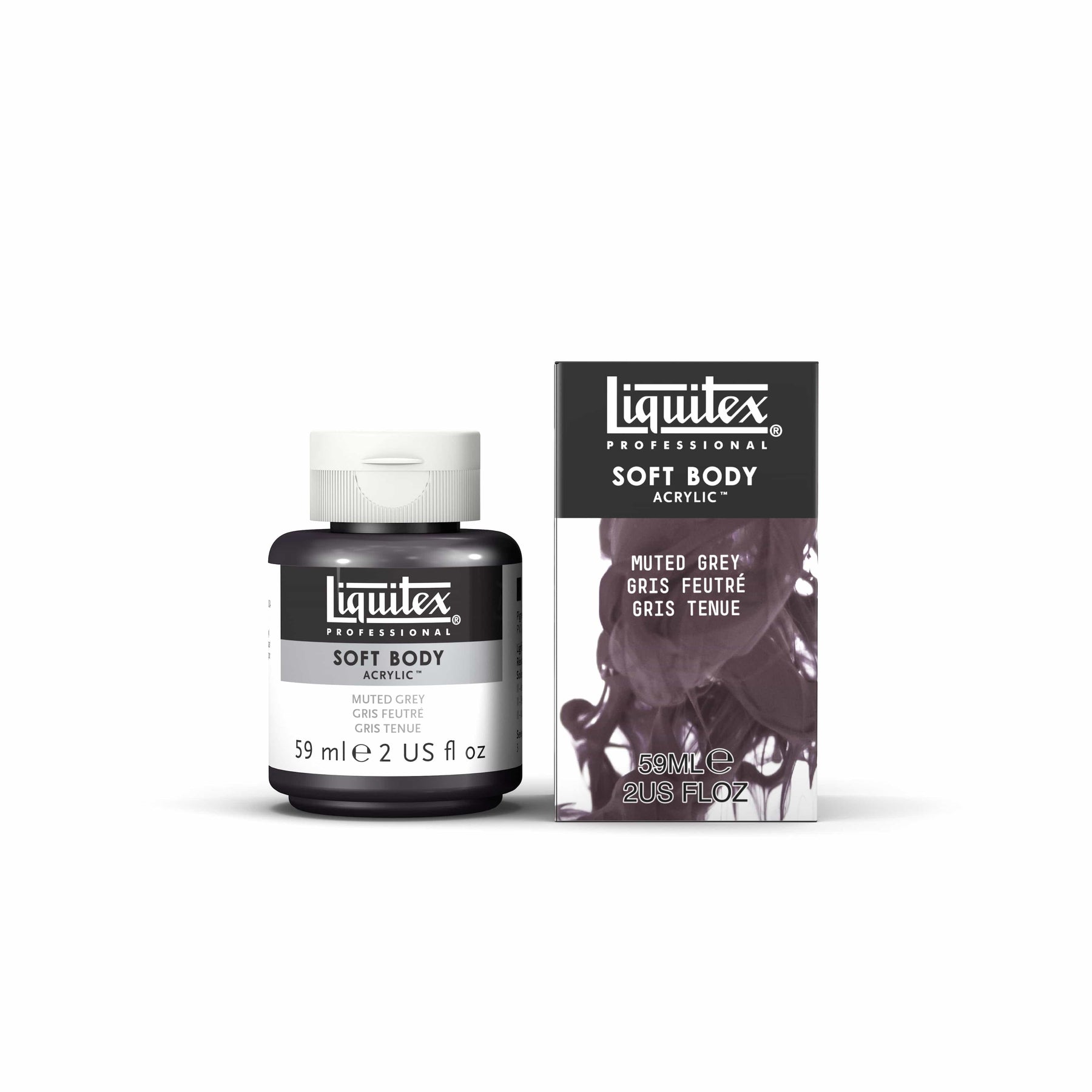 Professional Soft Body Acrylic Muted Color, 59ml
