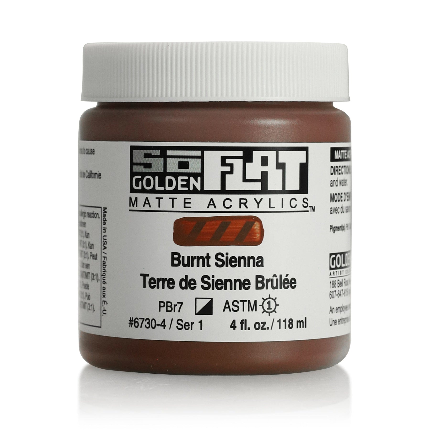 SoFlat Matte Acrylics 4oz. Jars