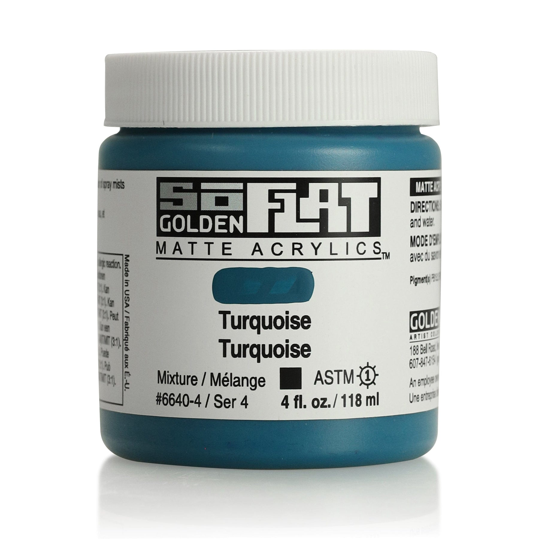 SoFlat Matte Acrylics 4oz. Jars
