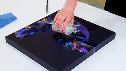 How to Seal your Acrylic Painting - Rinske Douna