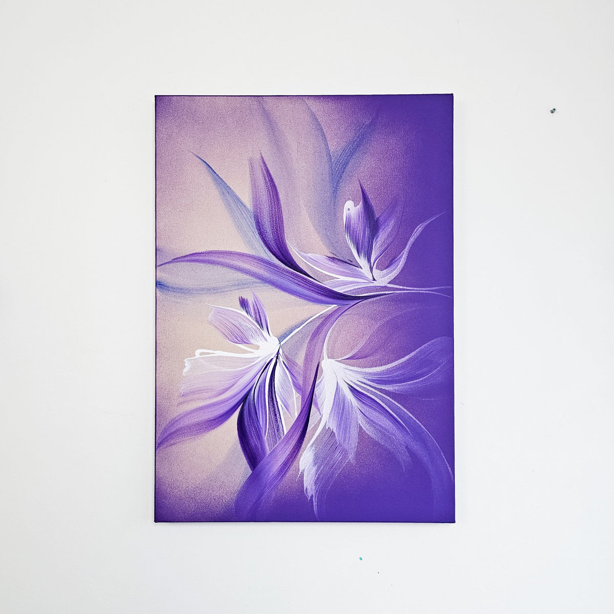 Whimsy in Lavender 40x28"