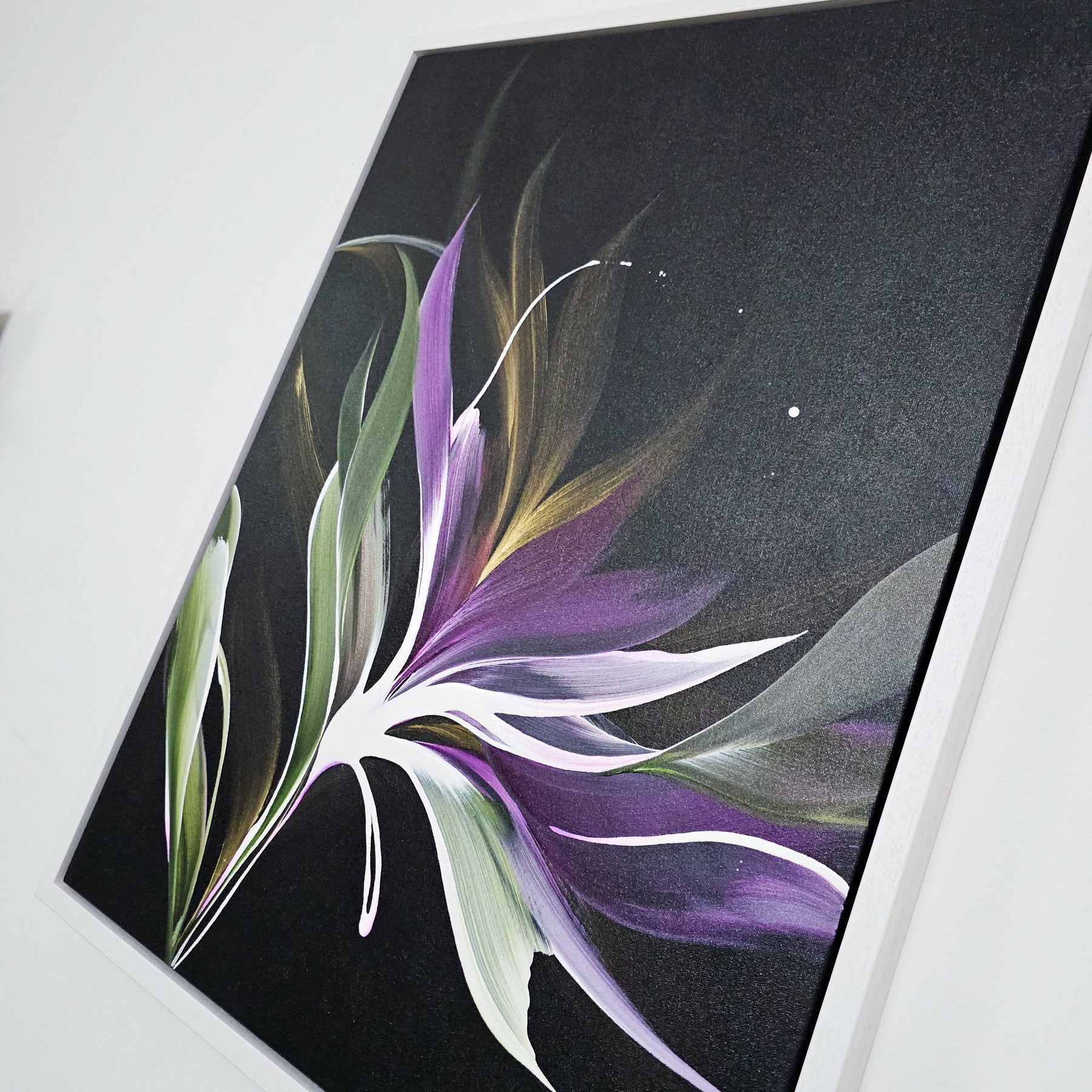 Midnight Flower II (Framed)