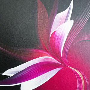 Bloodmoon painting by Rinske Douna - abstract acrylic art