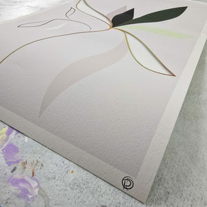 Born to Bloom painting by Rinske Douna - abstract acrylic art