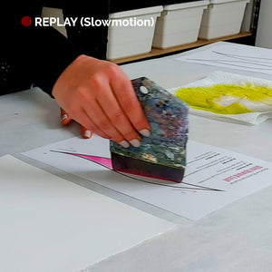 Botanical Brushstroke Mastery Course painting by Rinske Douna - abstract acrylic art