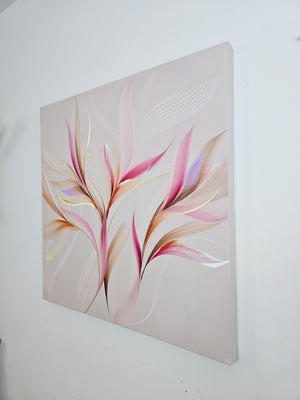 Bouquet of Joy painting by Rinske Douna - abstract acrylic art