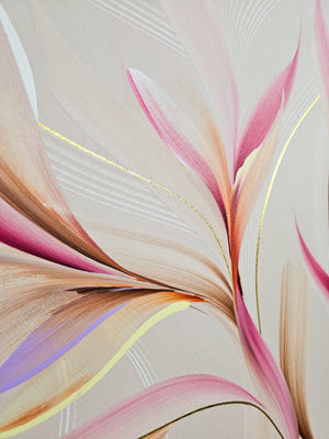 Bouquet of Joy painting by Rinske Douna - abstract acrylic art