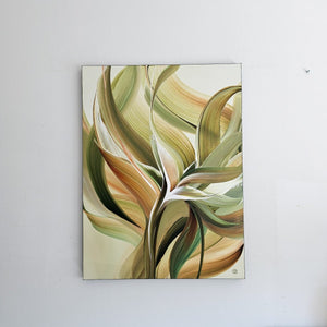 Caught in a Breeze painting by Rinske Douna - abstract acrylic art