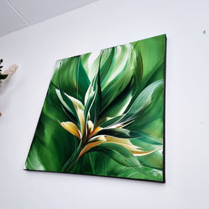 Daybreak painting by Rinske Douna - abstract acrylic art