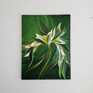 Feather Out painting by Rinske Douna - abstract acrylic art