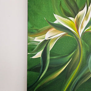 Feather Out painting by Rinske Douna - abstract acrylic art