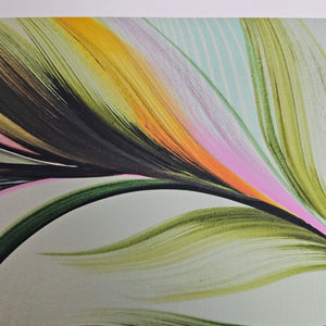 Floral Sway painting by Rinske Douna - abstract acrylic art