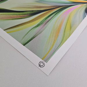 Floral Sway painting by Rinske Douna - abstract acrylic art