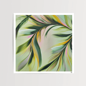 Floral Sway painting by Rinske Douna - abstract acrylic art