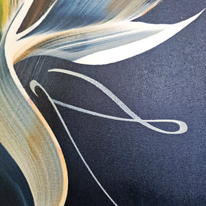 Folded & Unfolded (diptych) painting by Rinske Douna - abstract acrylic art