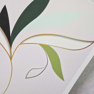 For a Hug painting by Rinske Douna - abstract acrylic art