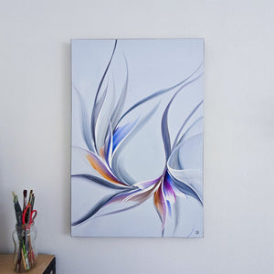 Full of flow III painting by Rinske Douna - abstract acrylic art