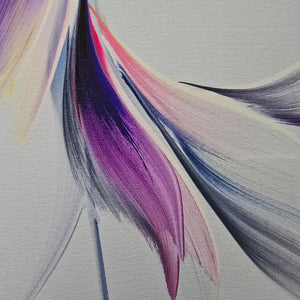 Full of Flow II painting by Rinske Douna - abstract acrylic art