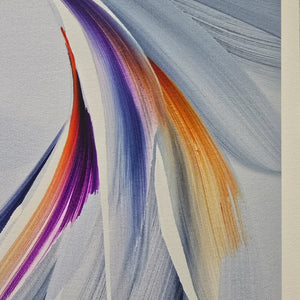 Full of Flow I painting by Rinske Douna - abstract acrylic art