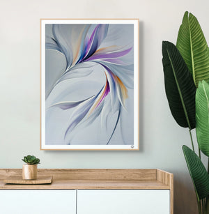 Full of Flow I painting by Rinske Douna - abstract acrylic art