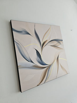 Held by Dusk painting by Rinske Douna - abstract acrylic art