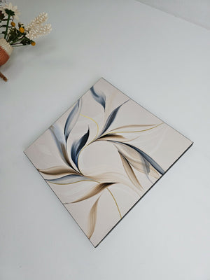 Held by Dusk painting by Rinske Douna - abstract acrylic art