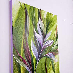 In the Heart of Greens II painting by Rinske Douna - abstract acrylic art