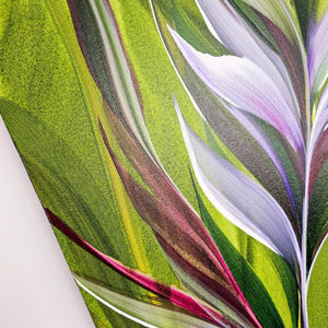 In the Heart of Greens II painting by Rinske Douna - abstract acrylic art