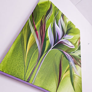 In the Heart of Greens II painting by Rinske Douna - abstract acrylic art