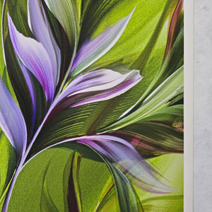 In the Heart of Greens II painting by Rinske Douna - abstract acrylic art