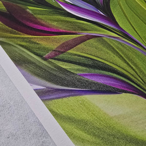 In the Heart of Greens I painting by Rinske Douna - abstract acrylic art