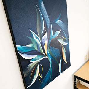 Lifted painting by Rinske Douna - abstract acrylic art