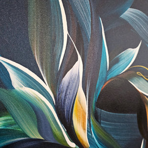 Lifted painting by Rinske Douna - abstract acrylic art