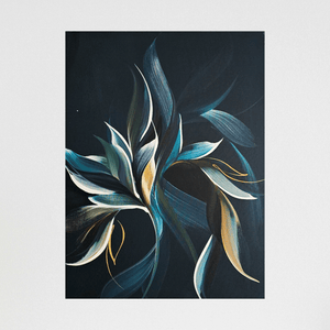 Lifted painting by Rinske Douna - abstract acrylic art