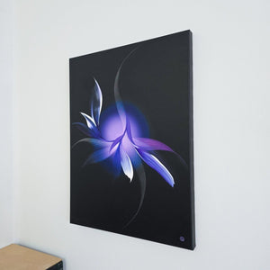 Midnight painting by Rinske Douna - abstract acrylic art