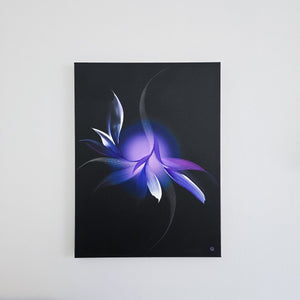 Midnight painting by Rinske Douna - abstract acrylic art