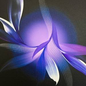 Midnight painting by Rinske Douna - abstract acrylic art