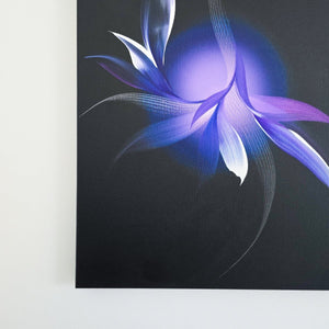 Midnight painting by Rinske Douna - abstract acrylic art