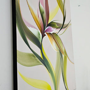 Moss & Blush painting by Rinske Douna - abstract acrylic art