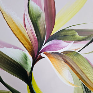 Moss & Blush painting by Rinske Douna - abstract acrylic art
