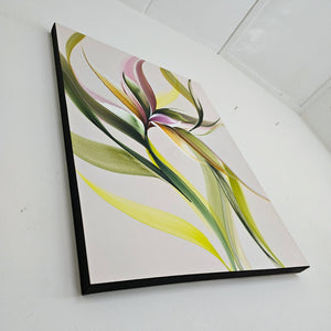 Moss & Blush painting by Rinske Douna - abstract acrylic art