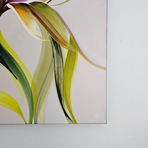 Moss & Blush painting by Rinske Douna - abstract acrylic art
