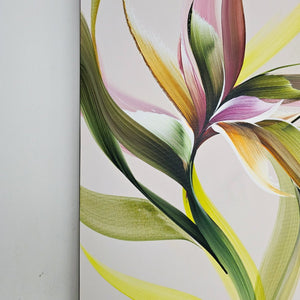 Moss & Blush painting by Rinske Douna - abstract acrylic art