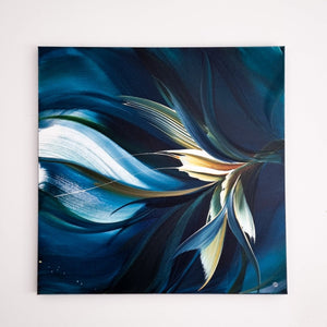 Nightshift painting by Rinske Douna - abstract acrylic art