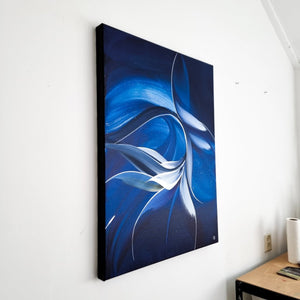 Nocturne painting by Rinske Douna - abstract acrylic art
