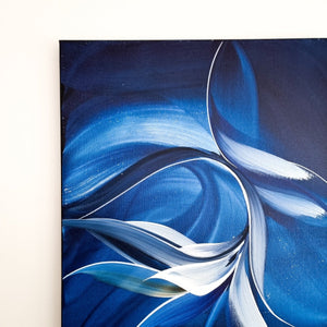 Nocturne painting by Rinske Douna - abstract acrylic art