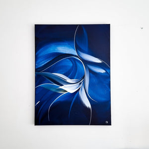 Nocturne painting by Rinske Douna - abstract acrylic art