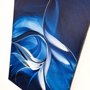 Nocturne painting by Rinske Douna - abstract acrylic art
