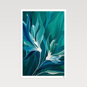 Piece of Paradise II painting by Rinske Douna - abstract acrylic art